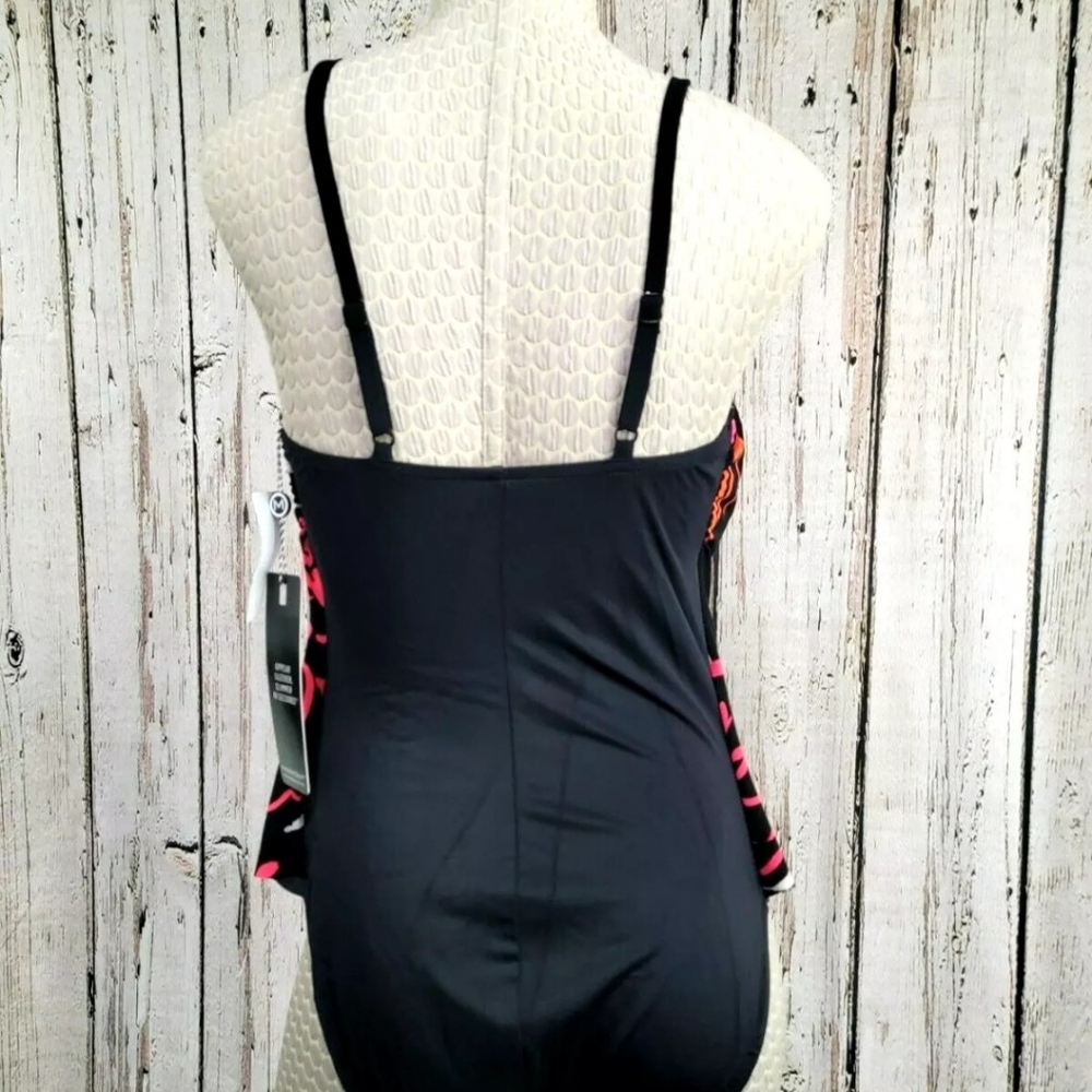 Women's Miraclesuit Slimming Tummy Control Shapewear One Piece Swimsuit $146 NEW - Picture 6 of 11